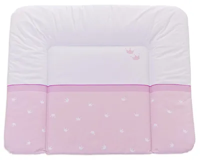 Produktbild von Träumeland Wickelauflage 75x85 cm Krönchen rosa