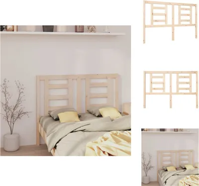 Immagine prodotto di vidaXL Testiera 146x4x100 cm in legno di pino massiccio - Testate e piedi