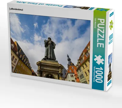 Produktbild von CALVENDO Puzzle Lutherdenkmal 1000 Teile Puzzle quer | 1000 Teile Lege-Größe 64x48cm Foto-Puzzle für glückliche Stunden