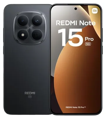 Obrázok produktu pre Xiaomi Redmi Note 15 Pro 5G, 17,4 cm (6,83"), 2772 x 1280 pixelov, 12 GB, 512 GB, 200 MP, čierna