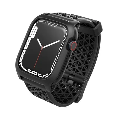 Zdjęcie produktu dla Plastikowy pasek Catalyst Active Defense do Apple Watch Series 7 (45 mm) - czarny