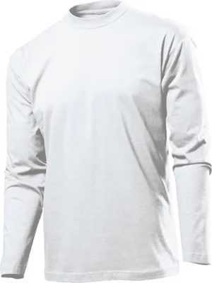 Produktbild von Stedman ST2500 | Classic Long Sleeve Herren T-Shirt - Farbe: White - Größe: S