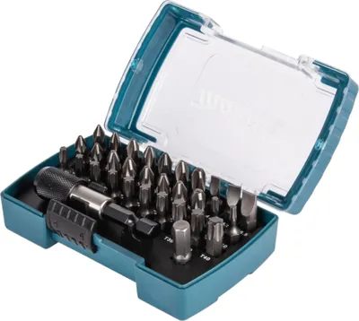 Obrázek produktu pro Makita D-74762 Sada bitů 25 mm 32 kusů Phillips / Pozidriv / Torx / s drážkou