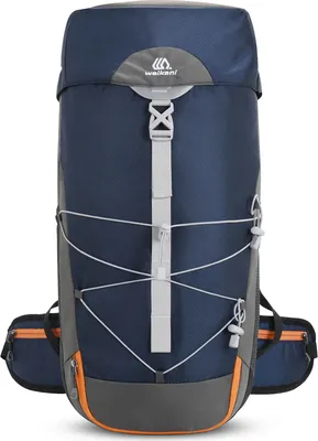 Produktbild von 40L Outdoor-Rucksack, Wanderrucksack, Camping-Rucksack, tragbarer Reiserucksack, wasserdicht, geeignet für Reisen, Wandern, Camping usw., Blau