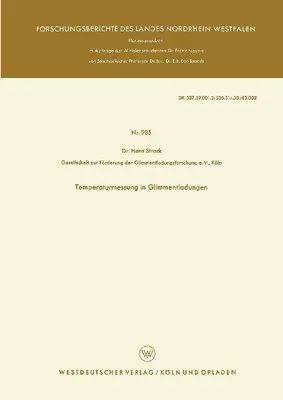 Produktbild von Temperaturmessung in Glimmentladungen
