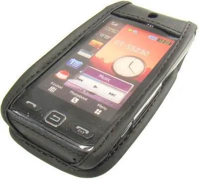 Zdjęcie produktu dla Ledertasche mit Gürtelclip für Samsung GT-S5230 Star