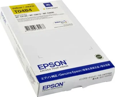 Produktbild von Epson C13T04B44N, Hohe (XL-) Ausbeute, Gelb, 1 Stück(e), 4600 Seiten, Einzelpackung