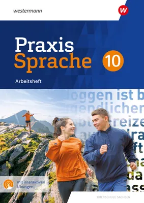 Produktbild von Praxis Sprache. Arbeitsheft 10 mit interaktiven Übungen. Differenzierende Ausgabe. Sachsen