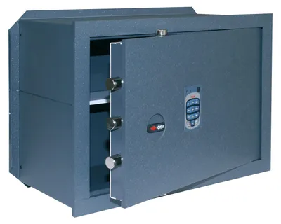 Immagine prodotto di Cassaforte digitale in acciaio con luce interna e verniciatura ad alta resistenza Cisa - 25x42x30h cm