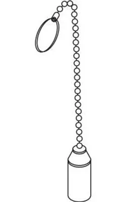 Immagine prodotto di Catena Hansgrohe per miscelatore lavabo/bidet Metris