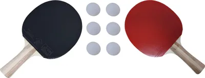 Image de Set de ping-pong - 2 raquettes de ping-pong Charlsten Professional + 6 balles de ping-pong