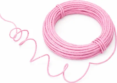 Produktbild von Papierdraht 2 mm 10 m Papierkordel Basteldraht Dekodraht biegsam rosa