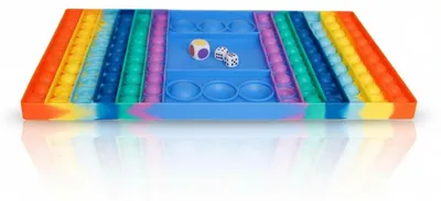 Zdjęcie produktu dla Pop-It – gra dla dwóch osób – zabawka do naciskania baniek – kolorowa