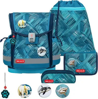 Produktbild von Belmil Schulranzen Set "Ice Blue" 1.Klasse für Jungen Einschulung Grundschule CLASSY PLUS 2025