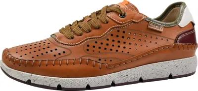 Produktbild von Pikolinos Herren Sneaker Leder perforiert Lochmuster Fuencarral M4U-6276C1, Größe:42 EU, Farbe:Braun