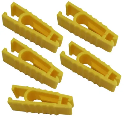 Zekeringentang für Flachsicherungen, 5 Stück, gelb