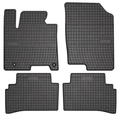 Produktbild von Gummi-Fußmatten für Hyundai Tucson IV 2021- (SUV) – 4-tlg, Schwarz, passgenau – Wielganizator SolidPRO