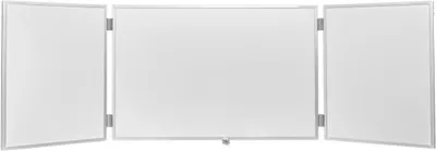 Produktbild von Magnetoplan Design-Klapptafel Ferroscript dreiteilig - 150x100cm - emaillierter Oberfläche - Weiß