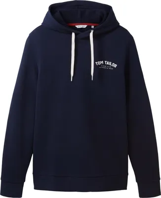 Produktbild von Hoodie aus Baumwolle mit Label Print |