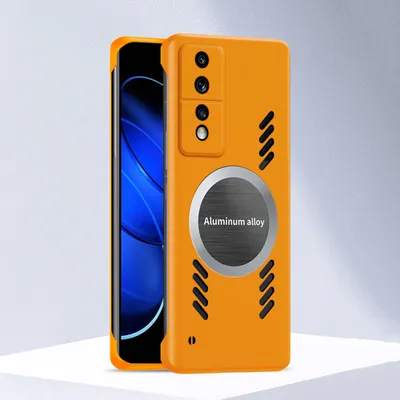 Produktbild von Honor 80 GT Hülle, Frameless PC Matt Kühlabdeckung Loch Wärmeableitung Schutzhülle für Honor 80 GT Orange