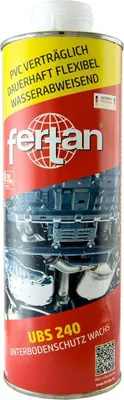 Produktbild von Fertan UBS 240 Wachs Unterbodenschutz transparent Kartusche 1000 Milliliter Sprühdose Reifen