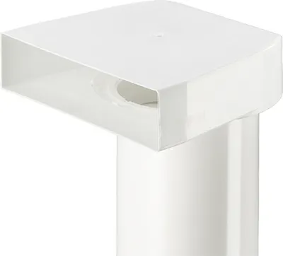 Immagine prodotto di T-UR 125 deflettore 90° con tubo 500 mm