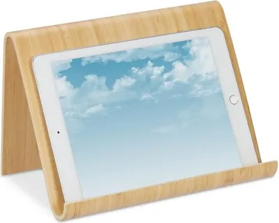Produktbild von Holz Tablet- & Leseständer, Kochbuchhalter, 27,5x19,5x18,5 cm, aufhängbar