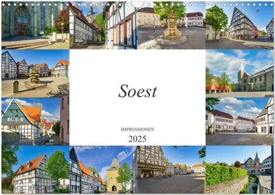 Produktbild von Soest Impressionen (Wandkalender 2025 DIN A3 quer), CALVENDO Monatskalender