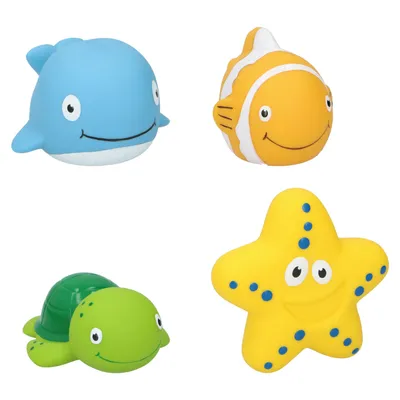 Immagine prodotto di Animali marini da bagno, 4 pezzi