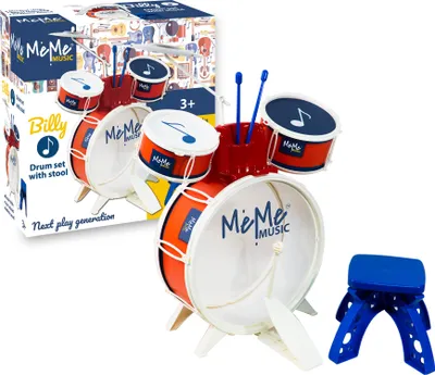 Zdjęcie produktu dla MeMe Billy, Instrument muzyczny zabawka, Zestaw perkusyjny, 3 lat(a), Wielobarwny