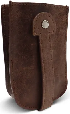 Produktbild von Schlüsselmäppchen XL - Schlüsselmäppchen XL - Schlüsselmäppchen - Echtes Leder - Schlüsselmappe – Jäger Braun