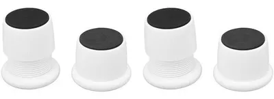 Productafbeelding van Meubelverhoger Verstelbaar - Meubelverhogers 4 Stuks - Antislip Bedverhogers - Duurzaam ABS - Hoogte 3/5/10 cm - Veiligheidswaarschuwing - Meubelpoot