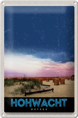 Produktbild von Blechschild Reise 20x30cm Hochwacht Ostsee Strand