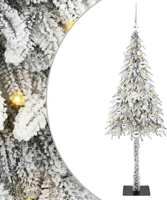 Imagen del producto de Árbol de Navidad vidaXL con 150 luces LED blancas, 150 cm, fabricado en PE y acero