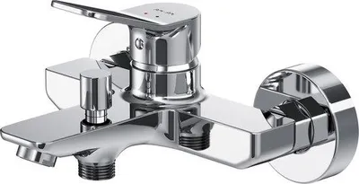 Immagine prodotto di Rubinetto per bagno e doccia a risparmio idrico, acciaio inossidabile, cromato, facile da pulire