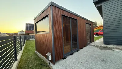 Produktbild von GardenAndPools Garten Sauna Lamelia 6m mit Lamelle