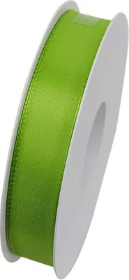 Produktbild von Taftband Schleifenband mit Webkante 25mm apfelgrün (m=0,16EUR) 50m Rolle Goldina