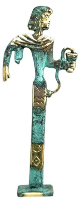 Produktbild von Antike griechische Bronze Statue Replik von Asklepios