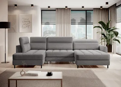 Produktbild von Das geräumige Ecksofa Berrto – in Grau