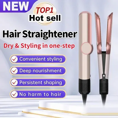 Immagine prodotto di Piastra per capelli, funzione 2 in 1, asciugatura rapida, piastra rosa, UE