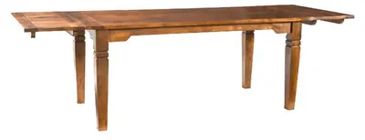 Produktbild von MASSIVMOEBEL24.DE Esstisch mit Ansteckplatten Akazie 140-180/220x90x76 honig lackiert OXFORD #0119