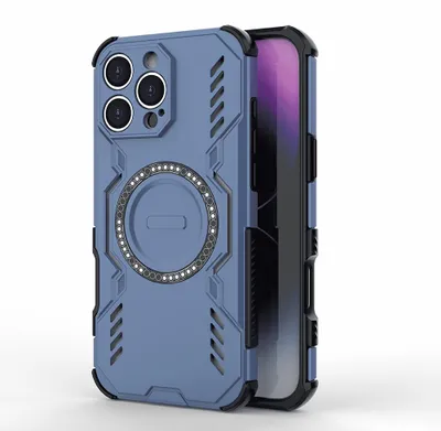 Produktbild von Techsuit - ArmorMag Schutzhülle für iPhone 16 Pro - blau