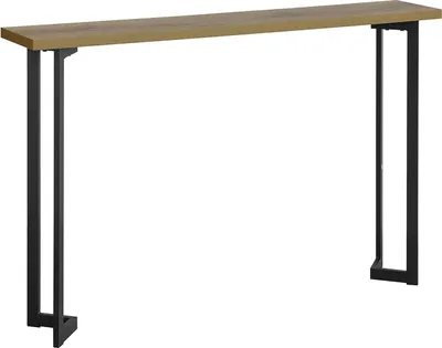 Obrázek produktu pro SoBuy Konzolový stolek rozkládací komoda boční stolek železný rám a nohy - Š120 x D20 x V75 cm