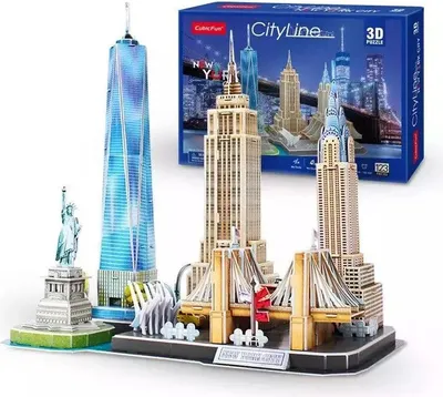 Immagine prodotto di CubicFun Cubic Fun 3d Puzzle City Line New York City