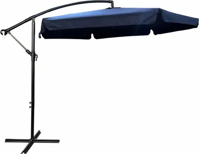 Obrázek produktu pro Akord zahradní slunečník Cynia tmavě modrý 245x245x245 cm