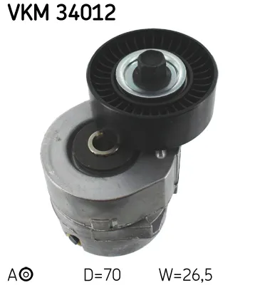 Produktbild von SKF VKM 34012 Spannrolle Keilrippenriemen für FORD GALAXY (WGR) GALAXY MK I VAN (WGR)