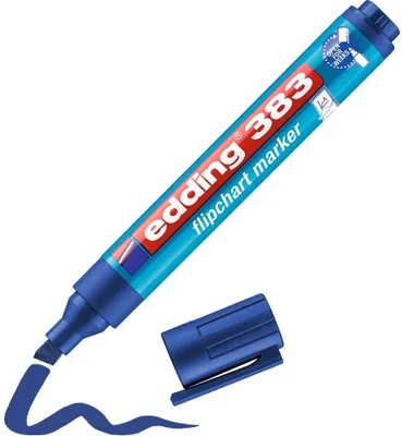 Zdjęcie produktu dla edding 383 marker do flipchartów niebieski