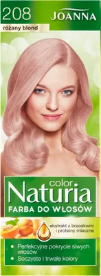 A box of hair dye with a model showing the resulting hair color.