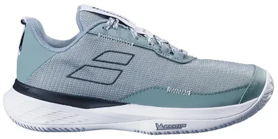Image de Baskets de tennis Babolat SFX Evo, modèle polyvalent, couleur vert clair/gris clair/blanc, référence 31S24556-8010, pointure : 38,5 (EU)