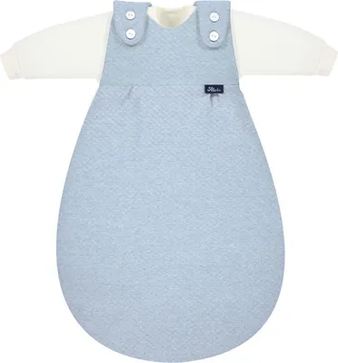 Produktbild von Alvi 437730451 Baby-Mäxchen Schlafsack 3tlg. Special Fabric Quilt Aqua TOG 3,0 80/86